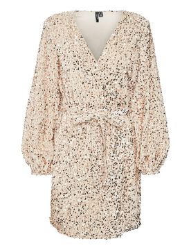 VERO MODA Vestido beige
