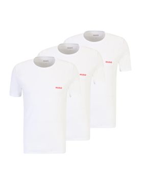 HUGO Camiseta rojo / blanco