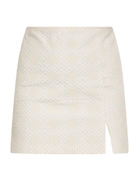 IZIA Falda crema / blanco