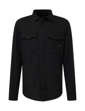 G-STAR Camisa 'Marine' negro denim