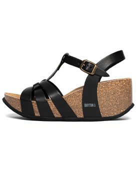 Bayton Sandalias 'Lanzarote' negro