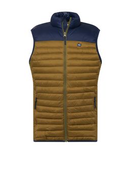 BLEND Chaleco navy / marrón claro