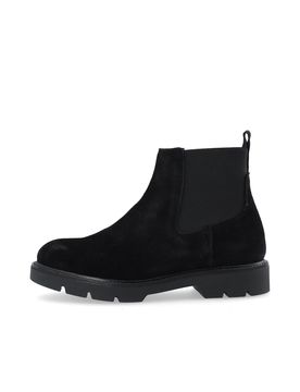 Bianco Botas Chelsea negro