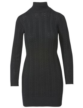 KOROSHI Vestido de punto negro