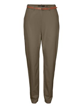 VERO MODA Pantalón chino marrón