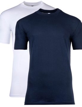 HOM Camiseta azul / blanco