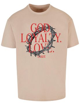 Camiseta 'God Loyalty Love' / /