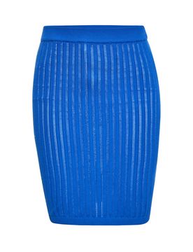 Ebeeza Falda azul cobalto