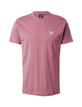 Iriedaily Camiseta malva / blanco