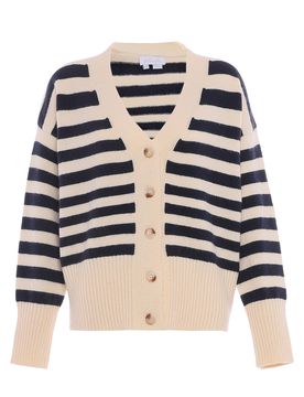 BLONDA Cárdigan beige / marino