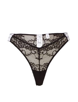 GUESS Tanga negro / blanco