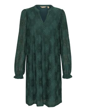 CULTURE Vestido 'Olu' verde oscuro