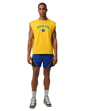 Ärmelloses T-Shirt Brasilien Coupe du monde 2026 - Jaune - male - Size: M