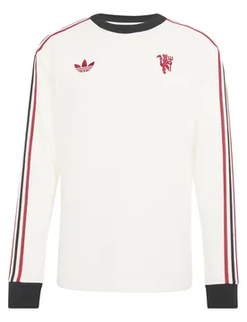 Langarm T-Shirt Manchester United Originals 2025/26 - Blanc - male - Size: L