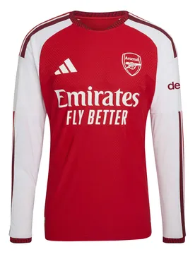 Authentisches Arsenal Heimtrikot mit langen Ärmeln 2026/27 - Rouge - male - Size: M