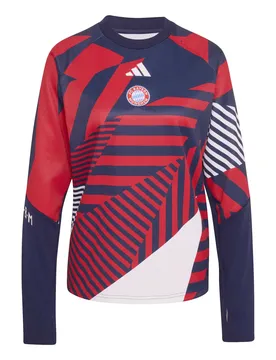 Bayern München Damen Prematch Sweatshirt 2026/27 - Bleu - female - Size: 2XS