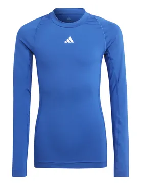 Unterhemd langarm Kind Techfit Aeroready - Bleu - male - Size: 11/12 ans