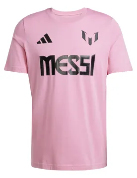 T-Shirt Messi Name&Number Graphic - Rose - male - Size: M