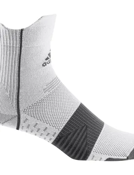 Socken Runningxadizero Quarter Performance - Blanc - unisex - Size: XS