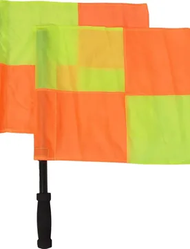 Trefferflagge Damier (x2) (x2) - Jaune - unisex - Size: TU