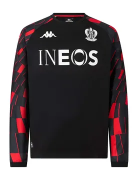 OGC Nice Auswärtstrikot mit langen Ärmeln Pro 2025/26 - Noir - male - Size: XL