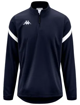 Sweatjacke 1/2 Zipper Kind Dolvole - Bleu - male - Size: 14 ans