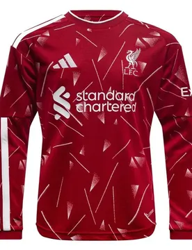 Liverpool FC Kinder Langarm-Heimtrikot 2026/27 - Rouge - unisex - Size: 7/8 ans