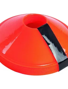 Trainingskegel Untertasse mit Ärmeln (x10) - Orange - unisex - Size: TU