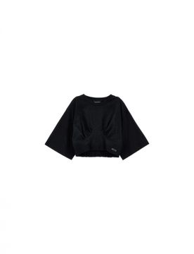 Blusa Bambina Monnalisa 41F606_NERO