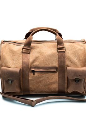 Borsone Adulto unisex Leather / Canvas Travel Bag
