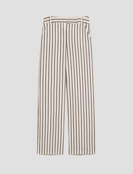 Pantalone ampio donna avorio