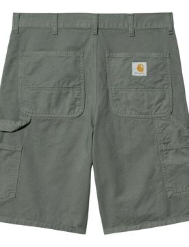 Single knee short - park garment dyed
