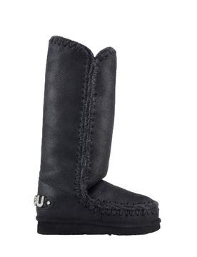 Stivali donna - eskimo 40 rhinestones logo - nero