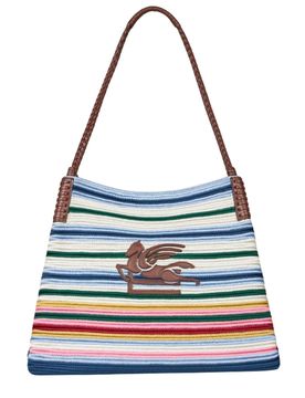 Borse a spalla donna - shopping libra m trimming - multicolore