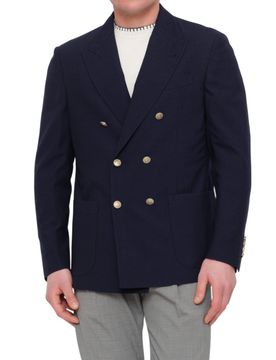Giacche uomo - giacca doppio petto p lancia - blu
