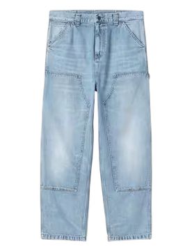 Jeans og double knee pant - blue burst washed
