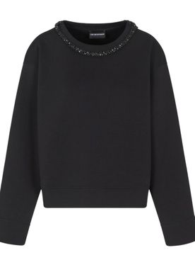 Felpe senza cappuccio donna - sweatshirt - nero