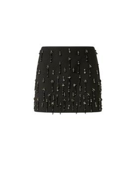 Gonne casual donna - memory gonna poly viscosa - nero