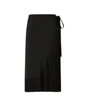 Gonne casual donna - bacedasco gonna tela - nero