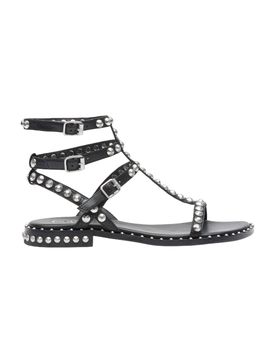 Sandali donna - combo:a sbrasil black/antic silver - nero