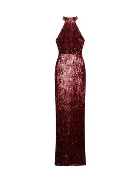 Vestito lungo Lulu paillettes Donna scollo su schiena