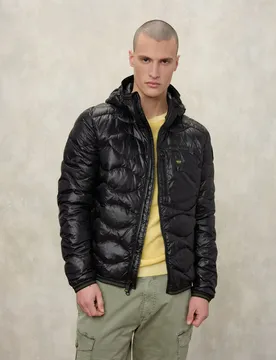 Piumino uomo leggero con cappuccio Wave 26SBLUC03177