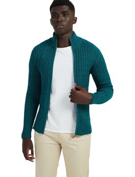 Maglione full zip Uomo CASHMERE TOUCH
