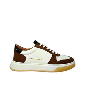 Scarpe Uomo Sneakers Harrow Man cognac-white