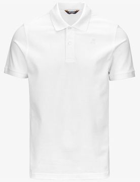 Polo Uomo Stretch Piquet Grigia e Bianca per Uso Cittadino K5127BW 001
