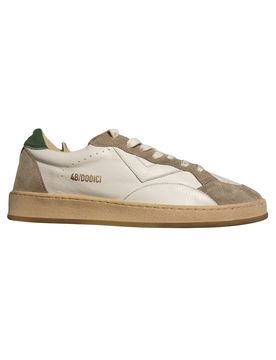 Sneakers In Pelle Uomo PLAYNEW Brown Green