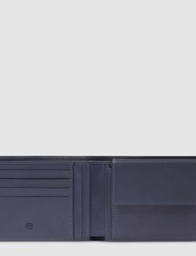Portafoglio con portamonete Uomo PU257APR-N Nero
