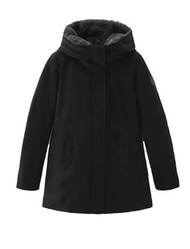 Ut0001 Boulder Faux Fur Parka Blk WWOU0724FR
