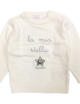 Maglia Panna/argento - La Mia Stella I23427