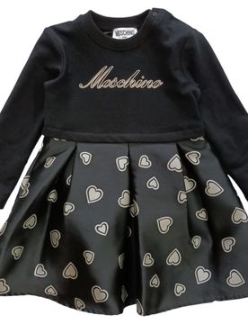 Abito Nero 82628 Cuori MDV0AU N0Z82
